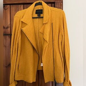 Tahari Mustard Yellow jacket